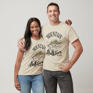Camiseta Explorador da Montanha de Aventura – Caminhada Vin