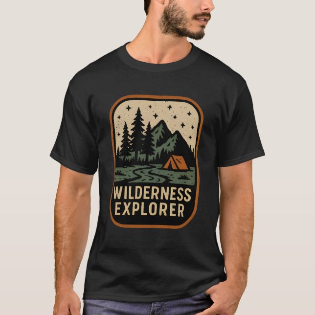 Camiseta Explorador da Natureza (Frente)