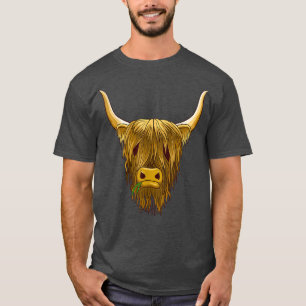 Camiseta Explorador de bovinos de raça pura da Escócia