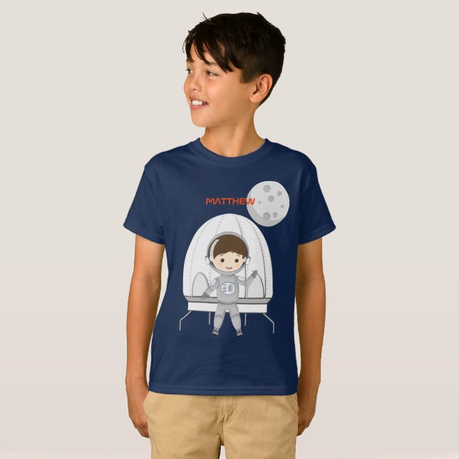 Camiseta Explorador de Espaço (Frente Completa)
