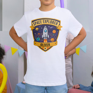 Camiseta Explorador de Espaço Futuro