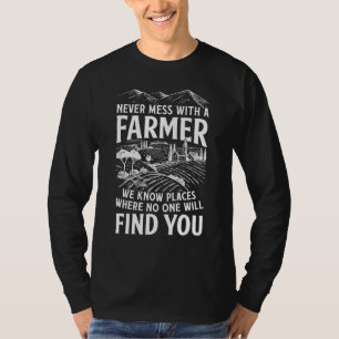 Camiseta Explorador de fazendas que cultiva o reator agríco