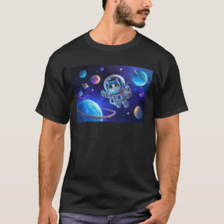 Camiseta Explorador de Gatinhos Cósmicos