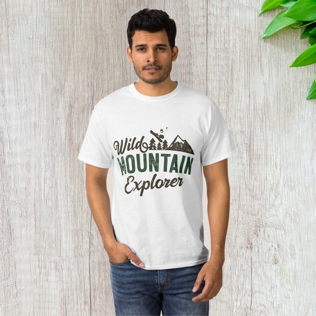 Camiseta Explorador de Montanha Selvagem (Criador carregado)