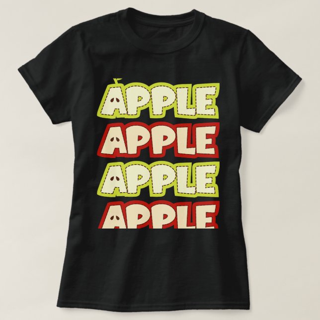 Camiseta Explorador de Separação da Apple Repeat (Frente do Design)