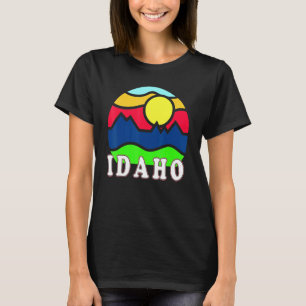 Camiseta Explorador do Anteno Exterior de Idaho Retro Mount