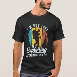 Camiseta Explorador Montanhista Entusiasta De Caminhada Ret