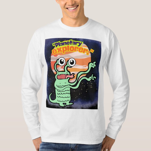 CAMISETA EXPLORADOR PLANETÁRIO (Frente)