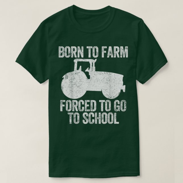 Camiseta Exploradores agrícolas de Fazenda de tratores (Frente do Design)