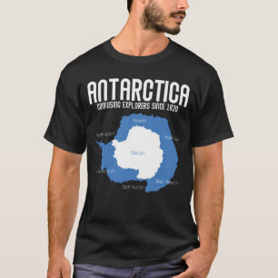 Camiseta Exploradores Confundidos Da Antártica Desde 1820 
