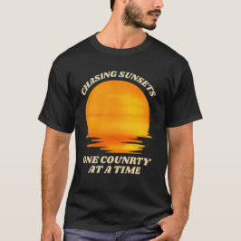 Camiseta Exploradores do Mundo e Amantes Sunset