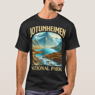 Camiseta Explorando a Natureza do Parque Nacional Jotunheim