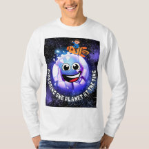 Explorando um planeta na época. Rapaz em um foguet