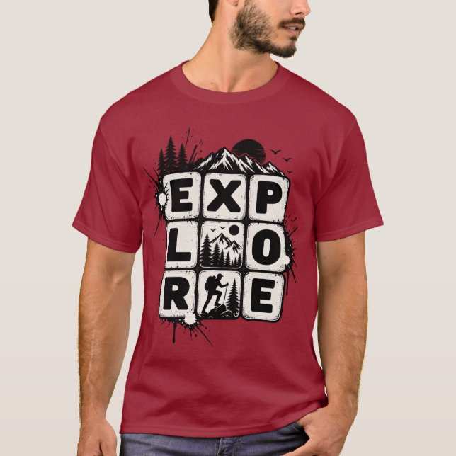 Camiseta explorar (Frente)