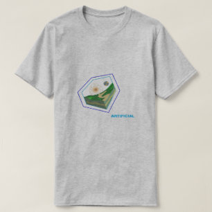 Camiseta Explorar a interseção do artificial