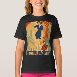 Camiseta "Explorar a Nostalgia: Uma Viagem Através do Retro