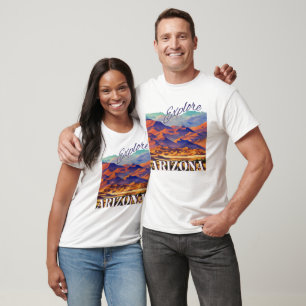 Camiseta Explorar a paisagem do deserto de Arizona