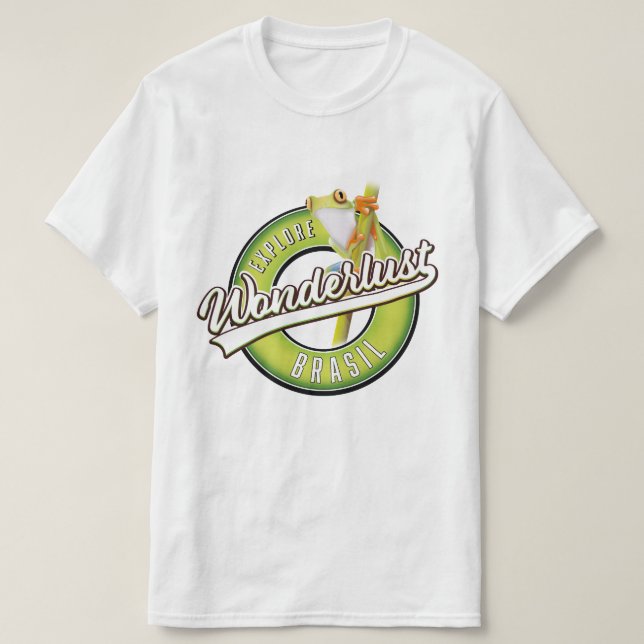 Camiseta explorar brasil wonderlust (Frente do Design)