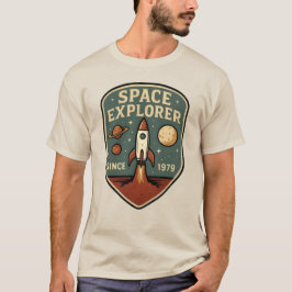 Camiseta Explorar Espaço Desde 1979