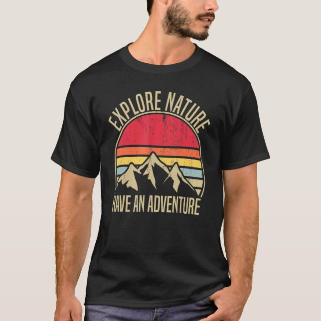 Camiseta Explorar Natureza Tem Um Explorador De Aventura (Frente)