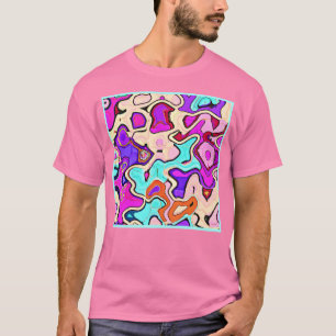 Camiseta Explorar nossa arte de Padrões coloridos