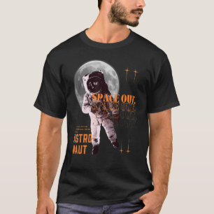 Camiseta Explorar o espaço fora da ciência espacial voa par
