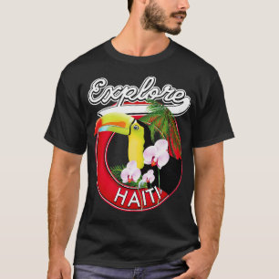 Camiseta explorar o Haiti