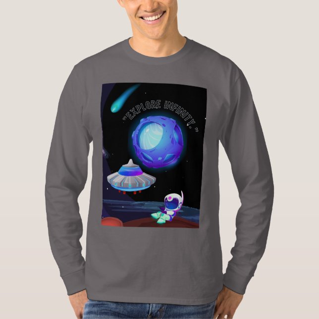 Camiseta Explorar o Infinity (Frente)