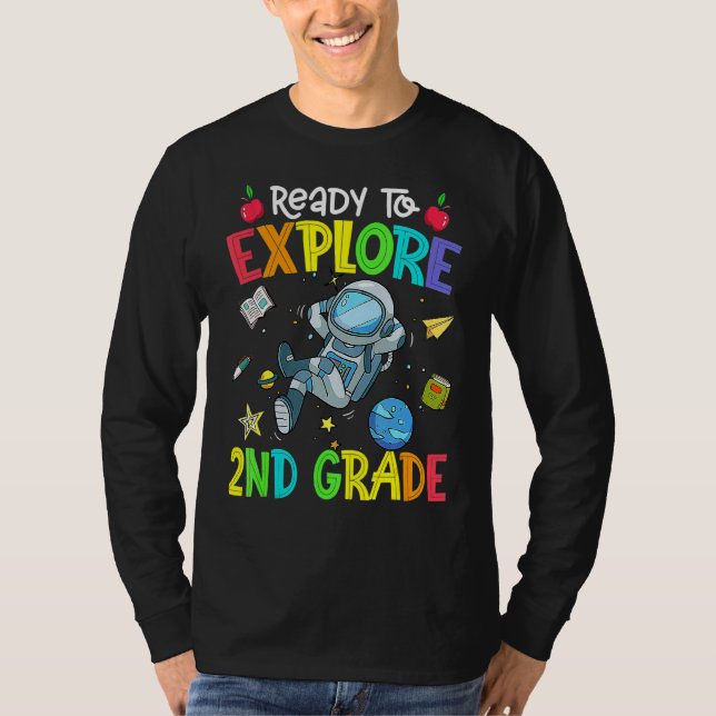 Camiseta Explorar O segundo De Volta Ao Espaço Astronauta E (Frente)