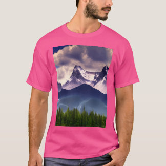 Camiseta Explorar Paisagens de Montanha Ativas