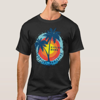 Camiseta Explorar Paraíso Tropical