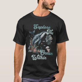 Camiseta Explore a arte oceânica no interior - oceano