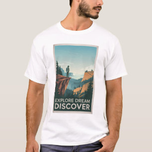 Camiseta Explore a descoberta de sonho