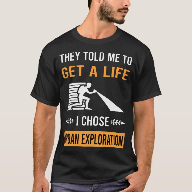 Camiseta Explore a Vida Exploração Urbana (Frente)
