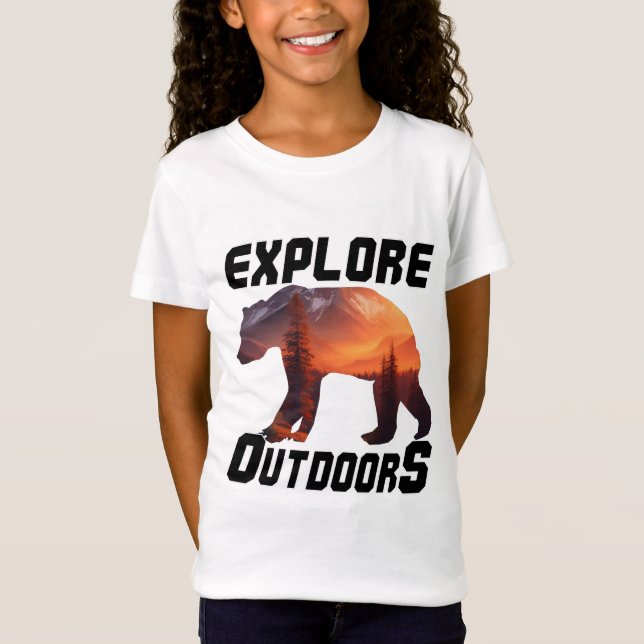 CAMISETA EXPLORE AS PORTAS FORA (Frente)