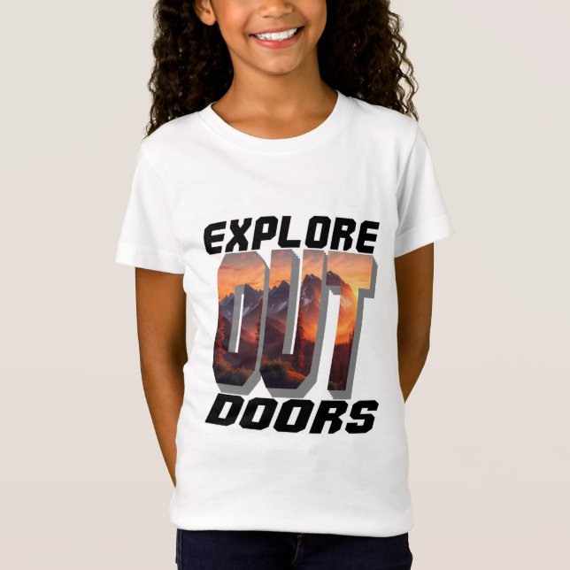 CAMISETA EXPLORE AS PORTAS FORA (Frente)