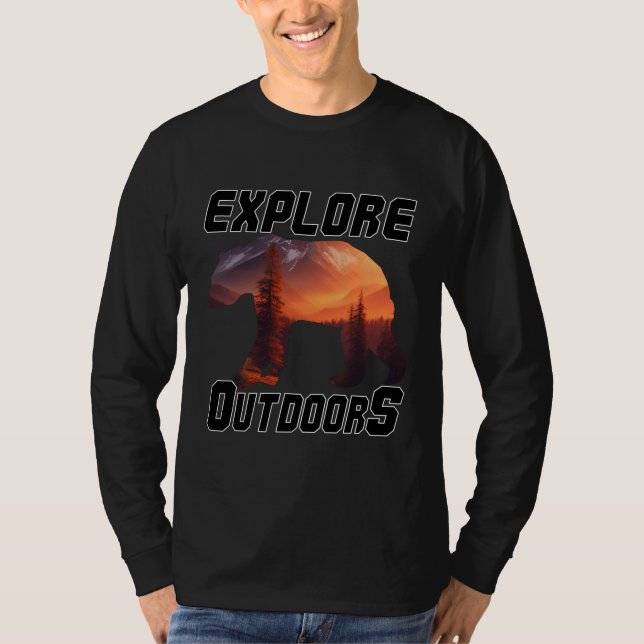 CAMISETA EXPLORE AS PORTAS FORA (Frente)