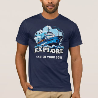Camiseta Explore, Enriqueça Sua Alma