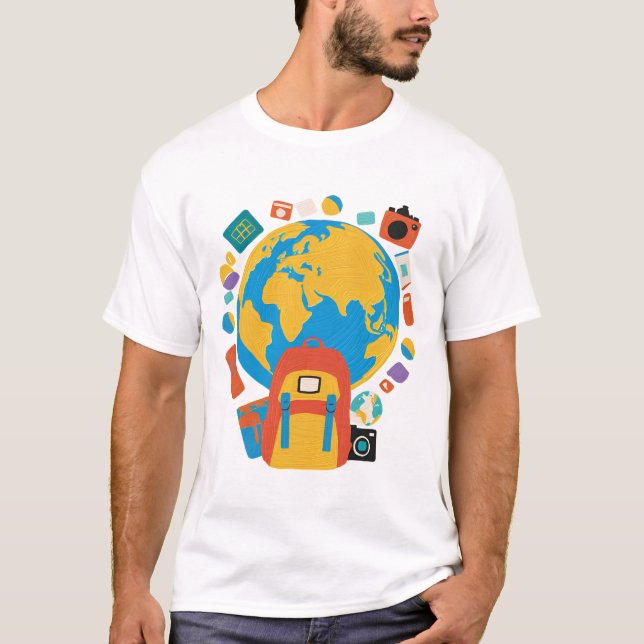 Camiseta Explore mais - Adventure Viagem Shirt (Frente)