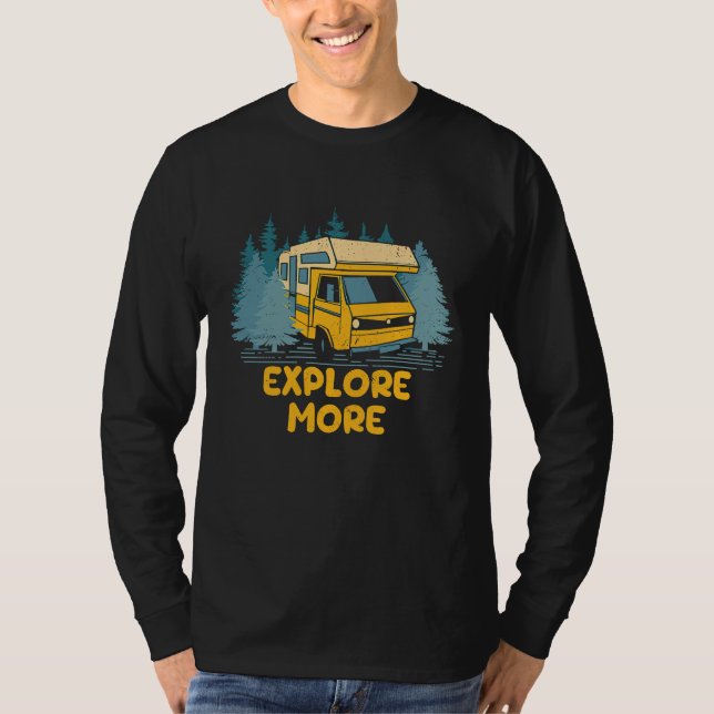 Camiseta Explore More Vacation Trip Tour Travel Tourist Roa (Frente)