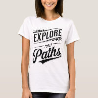 Explore Novos Caminhos Tipografia de Aventura