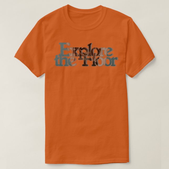 Camiseta Explore o chão (Frente do Design)