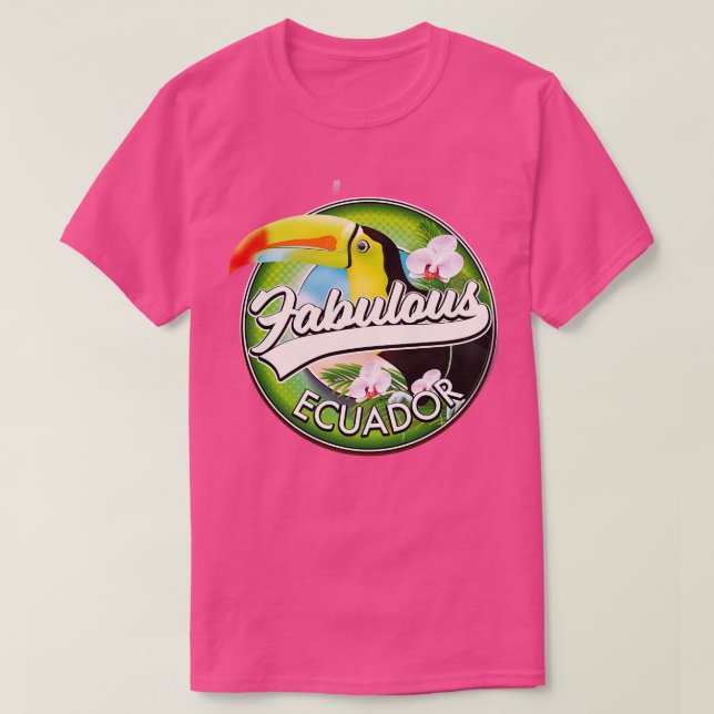 Camiseta Explore o fabuloso Equador (Frente do Design)