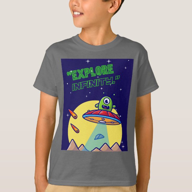 Camiseta Explore o infinito (Frente)