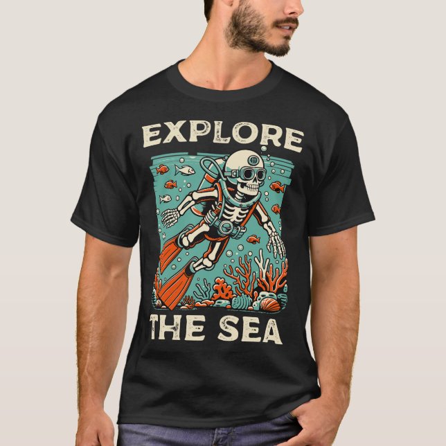 Camiseta Explore o mar (Frente)