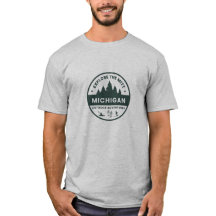 Explore o Mitt, Michigan Mens T-Shirt