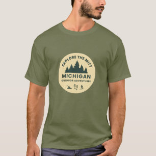 Camiseta Explore o Mitt, Michigan Mens T-Shirt