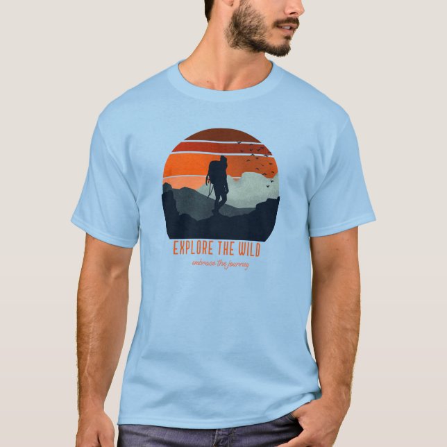 Camiseta Explore o mundo abraçando a viagem (Frente)