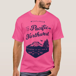 Camiseta Explore o noroeste do Pacífico