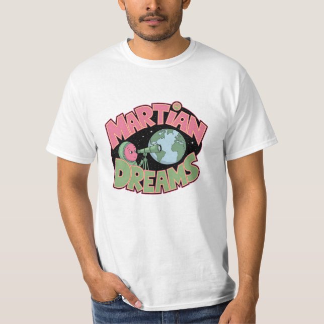 Camiseta Explore o planeta vermelho com os gráficos mars (Frente)